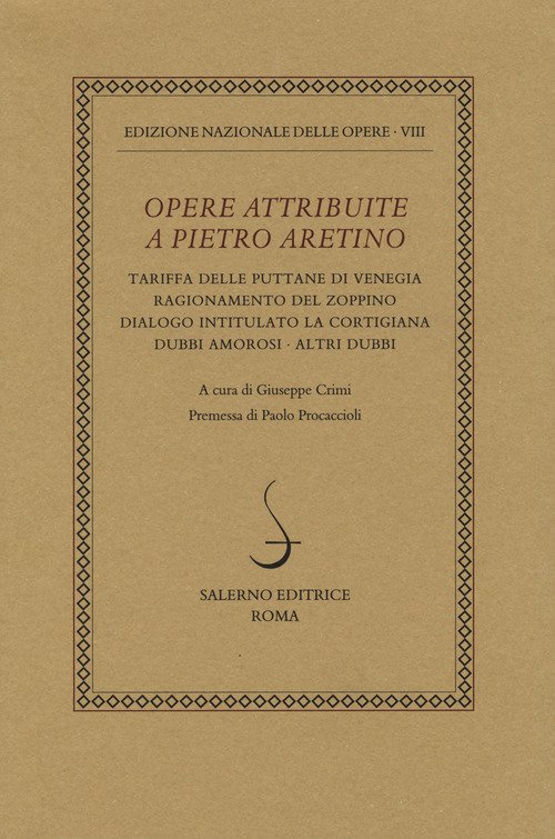 Opere attribuite a Pietro Aretino