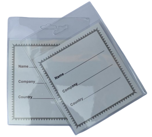 Bustina Porta Badge Verticale 11x15