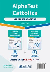 Alpha Test. Cattolica. Kit di preparazione. Manuale di logica- Esercizi commentati
