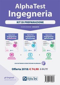 Alpha Test. Ingegneria. Kit di preparazione. Manuale di preparazione-Esercizi commentati-Prove di verifica