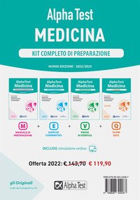 Alpha Test. Medicina. Kit completo di preparazione