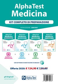 Alpha Test. Medicina. Kit completo di preparazione: Manuale di preparazione-Esercizi commentati-Prove di verifica-10.000 quiz