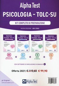 Alpha Test. Psicologia. TOLC-SU. Kit completo di preparazione