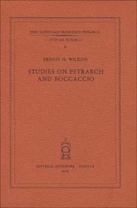 Studies on Petrarch and Boccaccio