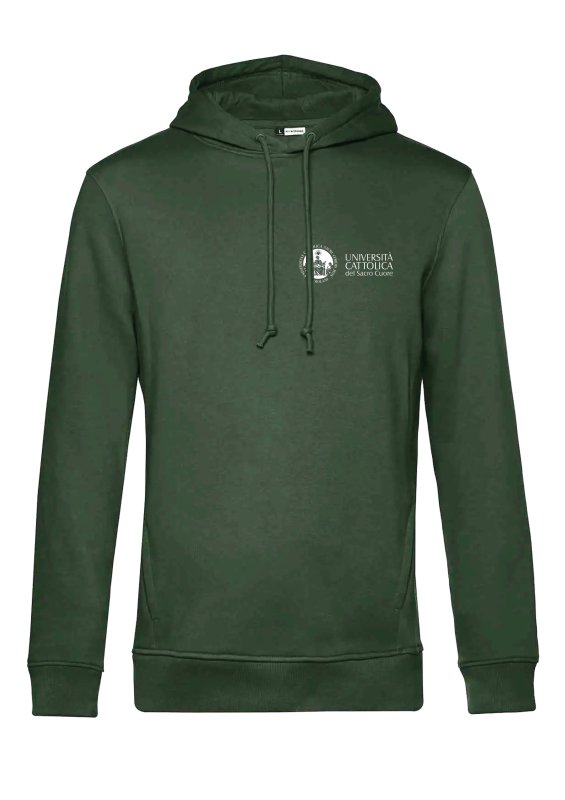 Felpa Organic Hooded Forest Green Xl