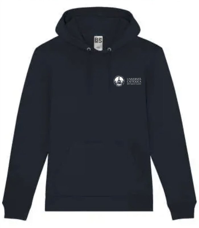 Felpa Hooded Bs Navy M