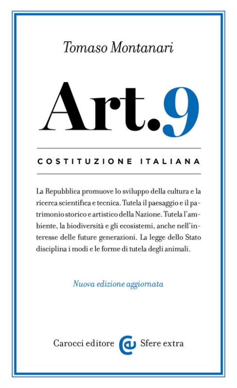 Costituzione italiana: articolo 9