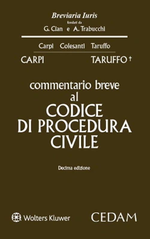 Commentario breve al codice di procedura civile