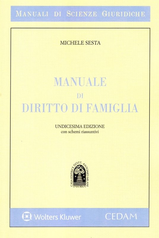 Manuale di diritto di famiglia