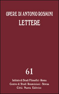 Opere. Vol. 61: Le lettere.