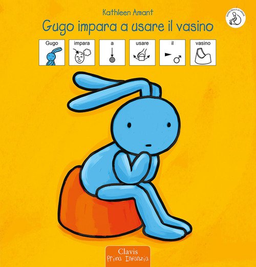 Gugo impara a usare il vasino. InBook