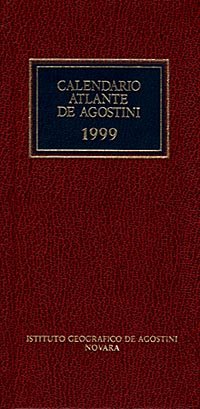 Calendario atlante De Agostini 1999