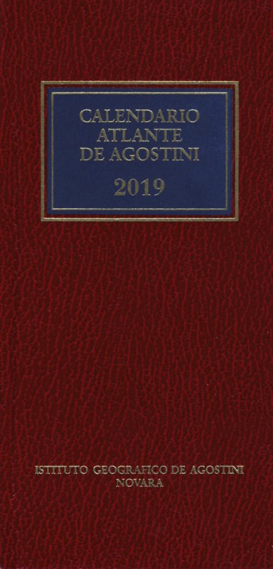 Calendario atlante De Agostini 2019