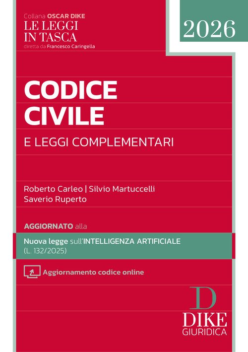 Codice civile e leggi complementari pocket 2026