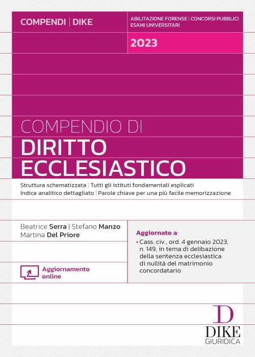Compendio di diritto ecclesiastico