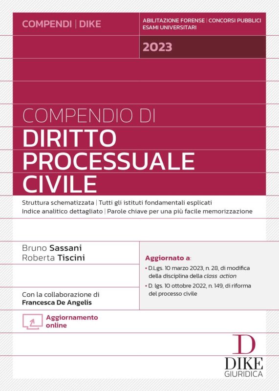 Compendio di diritto processuale civile