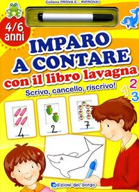 Imparo a contare con il libro lavagna
