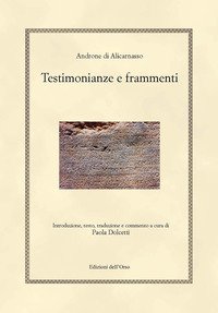Androne di Alicarnasso. Testimonianze e frammenti