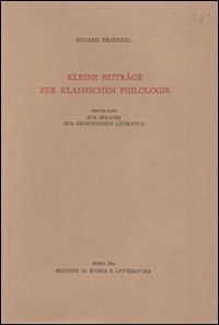 Kleine Beiträge zur Klassischen Philologie