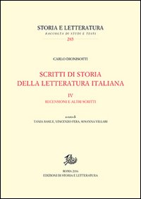 Scritti di storia della letteratura italiana