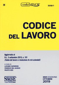 Codice del lavoro. Ediz. minore