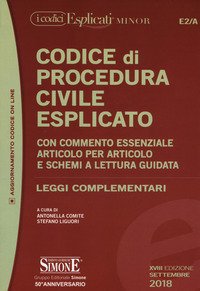 Codice di procedura civile esplicato. Con commento essenziale articolo per articolo e schemi a lettura guidata. Leggi complementari