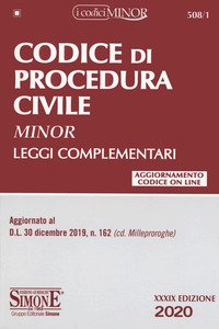 Codice di procedura civile. Leggi complementari. Ediz. minor