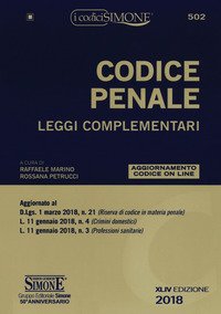 Codice penale. Leggi complementari