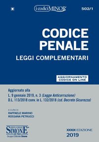 Codice penale. Leggi complementari. Ediz. minor