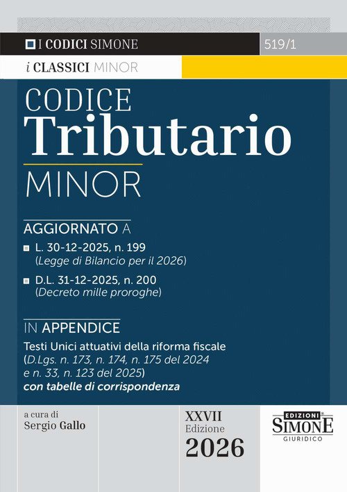 Codice tributario minor