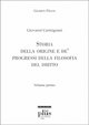 Storia della origine e de' progressi della filosofia del diritto
