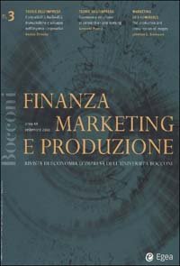 Finanza marketing e produzione