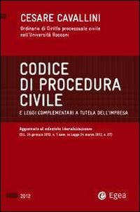 Codice di procedura civile 2012