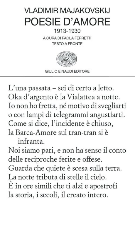 Poesie d'amore 1913-1930. Testo russo a fronte