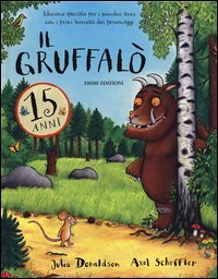 Il Gruffalò per i quindici anni con i primi bozzetti dei personaggi