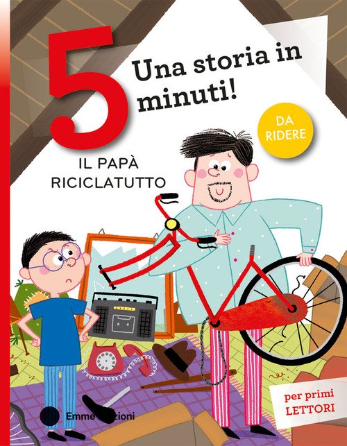 Il papà riciclatutto. Stampatello maiuscolo