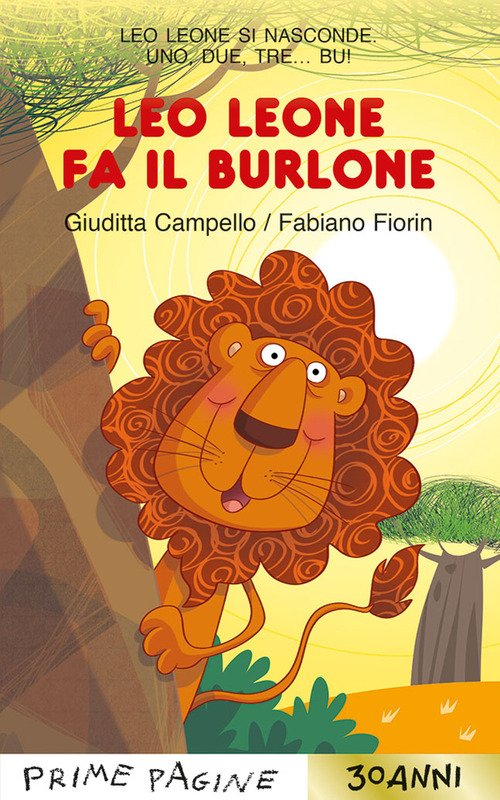 Leo leone fa il burlone. Stampatello maiuscolo