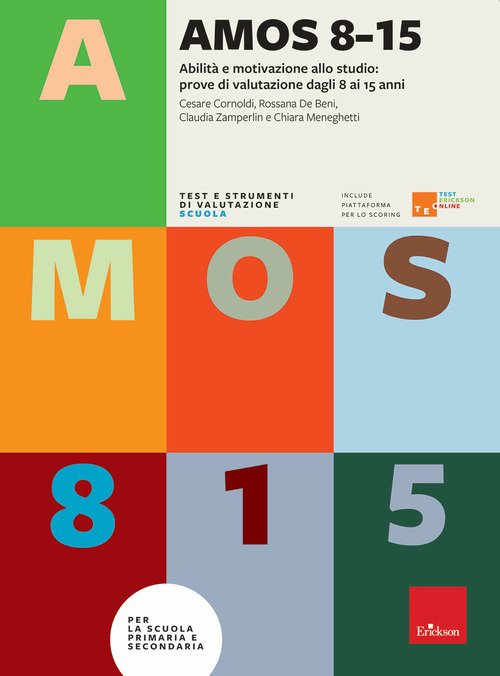 AMOS 8-15. Abilità e motivazione allo studio: prove di valutazione per ragazzi dagli 8 ai 15 anni
