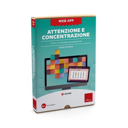 Web app Attenzione e concentrazione. 7 test e 12 training di potenziamento