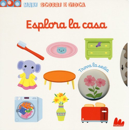 Esplora la casa. Maxi scorri e gioca