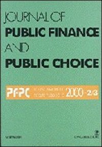 Journal of public finance and public choice