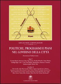 Politiche, programmi e piani nel governo della città