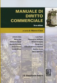 Manuale Di Diritto Commerciale Autori Vari Giappichelli Libro Bookstores Universita Cattolica Del Sacro Cuore