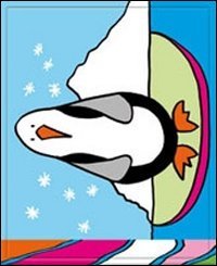 Pinguino. Libro bagno