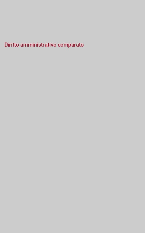 Diritto amministrativo comparato