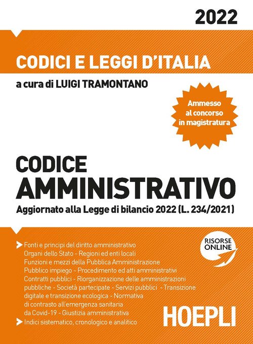 Codice amministrativo 2022