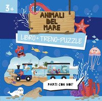 Animali del mare. Treno-puzzle