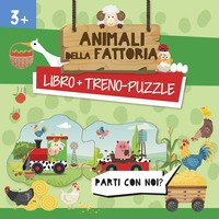 Animali della fattoria. Treno-puzzle