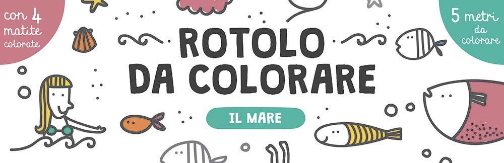 Il mare. Rotolo da colorare