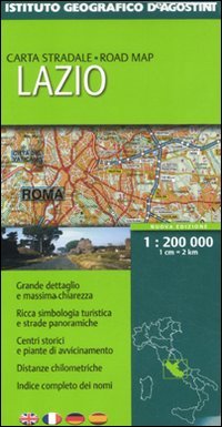 Lazio 1:200.000. Ediz. multilingue